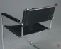 Preview: Thonet S34 Freischwinger mit schwarzem Leder um 2015 gebraucht