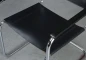 Preview: Thonet S34 Freischwinger mit schwarzem Leder um 2015 gebraucht
