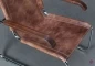 Preview: Thonet S35 L Pure Materials Freischwinger Sessel mit Büffelleder NEU