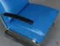 Preview: Thonet S411 Lounge Freischwinger Sessel Leder Blau gebraucht Preview: Thonet S411 Lounge Freischwinger Sessel Leder Blau gebraucht