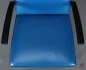 Preview: Thonet S411 Lounge Freischwinger Sessel Leder Blau gebraucht Preview: Thonet S411 Lounge Freischwinger Sessel Leder Blau gebraucht
