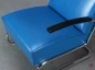 Preview: Thonet S411 Lounge Freischwinger Sessel Leder Blau gebraucht Preview: Thonet S411 Lounge Freischwinger Sessel Leder Blau gebraucht