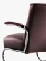 Preview: Thonet Jby Jil Sander S411 SERIOUS 02 graphite ruby red Rückansicht