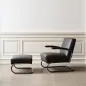 Preview: Thonet Jby Jil Sander S411 SERIOUS 02 graphite black Interieur