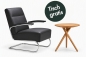 Preview: Thonet S412 Leder Sessel + 1025 Beistelltisch gratis