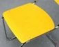 Preview: Thonet-S43-Freischwinger-Stuhl-in-Bernsteingelb-Sonderfarbe-bei-chairmondo-Detailansicht-Sitzfläche