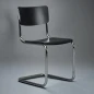 Preview: Thonet S43 Freischwinger Schwarz TP29