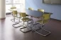Preview: Thonet S43 Freischwinger Stuhl - bunte Farben Stahlrohr verchromt Preview: Thonet S43 Freischwinger Stuhl - bunte Farben Stahlrohr verchromt