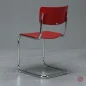 Preview: Thonet-S43-Freischwinger-Stuhl-in-Rot-Ralfarbe-bei-chairmondo-Rückansicht Preview: Thonet-S43-Freischwinger-Stuhl-in-Rot-Ralfarbe-bei-chairmondo-Rückansicht