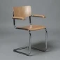 Preview: Thonet S43 F Freischwinger Kirsche TP44 gebeizt