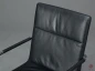 Preview: Thonet S61 Leder Freischwinger Konferenzstuhl Schwarz gebraucht
