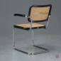 Preview: Thonet S64 Freischwinger in Schwarz mit Patina gebraucht Preview: Thonet S64 Freischwinger in Schwarz mit Patina gebraucht