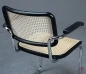 Preview: Thonet S64 Freischwinger Schwarz mit erneuertem Wiener Geflecht gebraucht