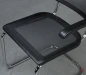Preview: Thonet S64 N Freischwinger mit Netzgewebe Schwarz Gestell verchromt