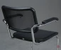 Preview: Thonet S64 N Freischwinger mit Netzgewebe Schwarz Gestell verchromt