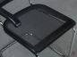 Preview: Thonet S64 N Freischwinger mit Netzgewebe Schwarz Gestell verchromt