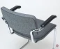 Preview: Thonet S64 PV Freischwinger Stoff Polster Grau, gebraucht Preview: Thonet S64 PV Freischwinger Stoff Polster Grau, gebraucht