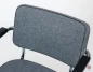 Preview: Thonet S64 PV Freischwinger Stoff Polster Grau, gebraucht Preview: Thonet S64 PV Freischwinger Stoff Polster Grau, gebraucht