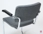 Preview: Thonet S64 PV Freischwinger Stoff Polster Grau, gebraucht Preview: Thonet S64 PV Freischwinger Stoff Polster Grau, gebraucht