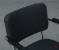 Preview: Thonet S64 PV Freischwinger in Anthrazit mit Stoff Polster, gebraucht Preview: Thonet S64 PV Freischwinger in Anthrazit mit Stoff Polster, gebraucht