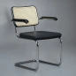 Preview: Thonet S64 SPV Stuhl mit Ledersitzfläche Preview: Thonet S64 SPV Stuhl mit Ledersitzfläche