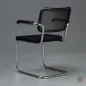 Preview: Thonet Stuhl S64 SPVN mit Sitzpolster und Rücken Netzgewebe Schwarz Preview: Thonet Stuhl S64 SPVN mit Sitzpolster und Rücken Netzgewebe Schwarz