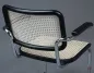 Preview: Thonet S64 Freischwinger Schwarz mit erneuertem Wiener Geflecht gebraucht