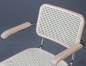 Preview: Thonet S64 V Freischwinger in Buche Natur mit Wiener Geflecht + Stützgewebe