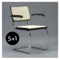 Preview: Thonet S64 V Geflecht mit Stützgewebe estell verchromt Aktion 5+1