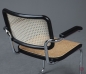 Preview: Thonet S64 V Freischwinger in Schwarz mit Wiener Geflecht + Stützgewebe gebraucht