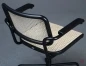 Preview: Thonet S64 VDR Bürostuhl mit Wiener Geflecht und schwarzem Gestell gebraucht
