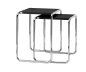 Preview: Thonet B9 a Beistelltisch Schwarz gebeizt im Set Preview: Thonet B9 a Beistelltisch Schwarz gebeizt im Set
