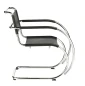 Preview: Thonet S533 LF Freischwinger mit Leder und Armauflagen Preview: Thonet S533 LF Freischwinger mit Leder und Armauflagen