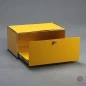 Preview: USM Haller Sideborad Box gelb mit Schubfach gebraucht Preview: USM Haller Sideborad Box gelb mit Schubfach gebraucht