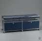 Preview: USM Haller Sideboard mit Schubladen und Schubfächern in Stahlblau gebraucht