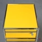 Preview: USM Haller Rollcontainer Gelb mit zwei Schubladen