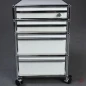 Preview: USM Haller Rollcontainer Weiß mit 4 Schubladen Preview: USM Haller Rollcontainer Weiß mit 4 Schubladen