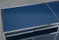 Preview: USM Haller Sideboard mit Schubladen und Schubfächern in Stahlblau gebraucht