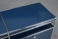 Preview: USM Haller Sideboard mit Schubladen und Schubfächern in Stahlblau gebraucht