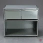 Preview: USM Haller Medien Sideboard in Mittelgrau mit Schubladen gebraucht