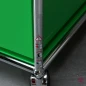 Preview: USM Haller Rollcontainer Grün mit zwei Schubladen gebraucht