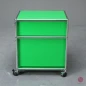 Preview: USM Haller Rollcontainer Grün mit zwei Schubladen gebraucht