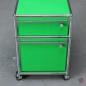 Preview: USM Haller Rollcontainer Grün mit zwei Schubladen gebraucht