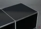 Preview: USM Haller Sideboard Schwarz mit zwei Klapptüren und vier Fächern gebraucht