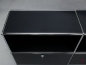 Preview: USM Haller Sideboard Graphitschwarz mit zwei Schubtüren gebraucht
