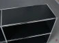 Preview: USM Haller Sideboard Schwarz mit zwei Klapptüren gebraucht