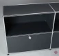 Preview: USM Haller Sideboard Schwarz mit zwei Klapptüren gebraucht