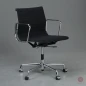 Preview: Vitra EA 117 Aluminium Chair Bürostuhl Hopsak Stoff Schwarz gebraucht