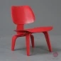 Preview: Vitra Plywood LCW Lounge Chair rot lackiert gebraucht