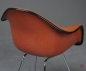 Preview: Vitra DAX Fiberglas Armchair in Orange 1970er Vintage mit Polster gebraucht